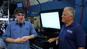 A picture of Pine Aire Truck employees smiling